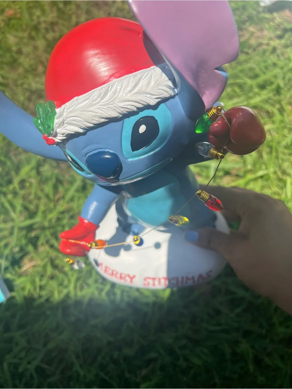 Disney Stitch Holiday Figurine